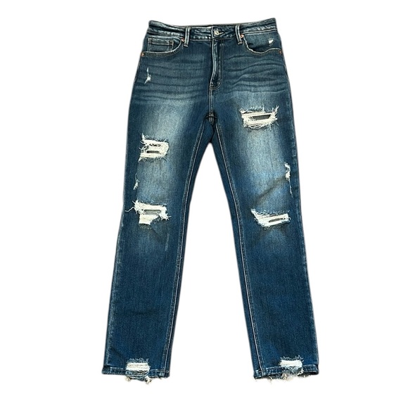 Artemis Design Co. Denim - Artemis Vintage Distressed Straight Leg Jeans